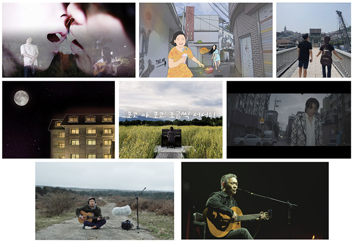 2020 제천 음악영화 제작지원 프로젝트, 8편의 피칭 선정작 발표